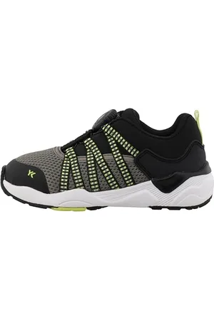 Lurchi 95L0093001, Scarpe da Ginnastica, Black-Lime, 38 EU