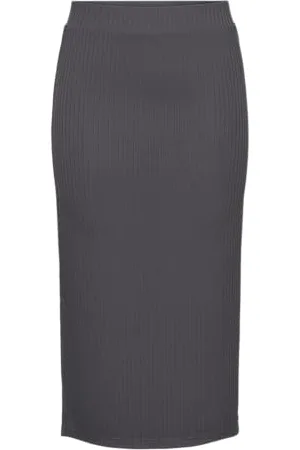 Pieces® Pckylie MW-Gonna Midi Noos BC, , Medium Donna