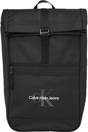 Calvin Klein Jeans Uomo Zaino Sport Rolltop, (Black), Taglia Unica