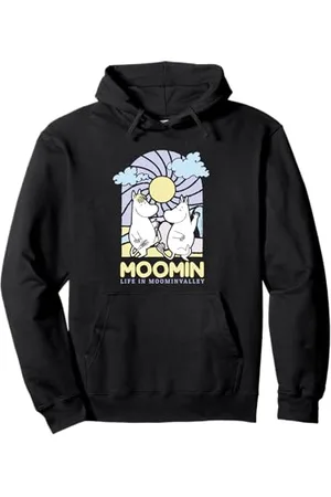 Moomin Life In valley - Vetro colorato scuro Felpa con Cappuccio