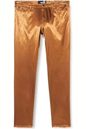 Moschino Pantaloni Skinny Cinque Tasche con Logo Tab On Back Belt Jeans, , W26 Donna