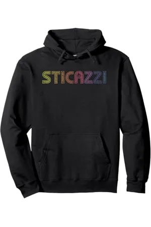 TopVintage Sticazzi Vintage Scritta Retrò Anni 70 Sti cazzi Felpa con Cappuccio