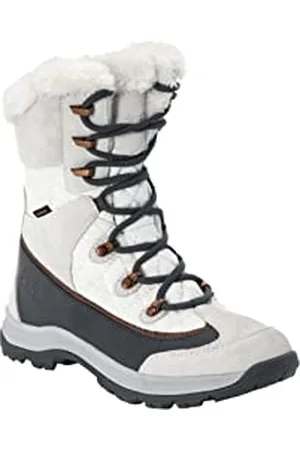 Jack Wolfskin Aspen Texapore High W, Stivali da Neve Donna, White/Silver, 37 EU