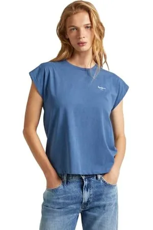 Pepe Jeans Lory, T-shirt Donna, (Sea Blue),XS