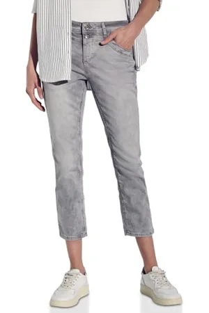 Street one Style Denim Jane 2-Knopf 49_59 Jeans 7/8 in vestibilità, , 32W x 26L Donna