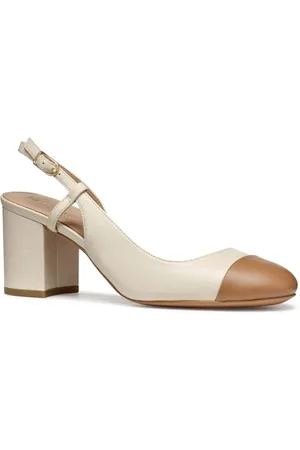 Geox D VIRNILISA 65 A, Pompa Donna, Papyrus/Beige, 35 EU