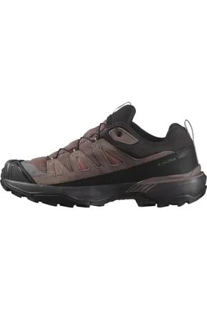 Salomon X Ultra 360 Leather Gore-Tex Scarpe Impermeabili da trekking da Donna, Stabilità, Grip, Protezione totale dalle intemperie, Cognac/Peppercorn/Black, 39 1/3 EU