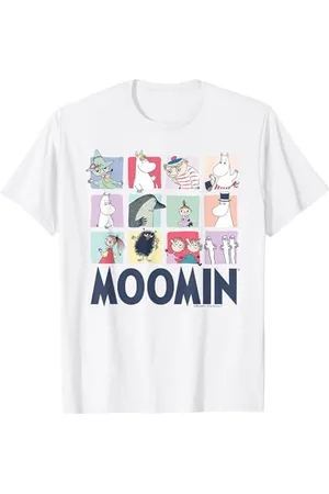 Moomin Character Blocks Group Light Maglietta