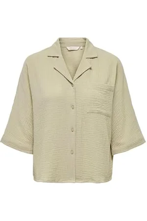 ONLY Onlthyra SS Camicia Noos Wvn T-Shirt, , XS Donna
