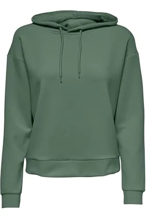 ONLY ONLY Onplounge Life Hood LS Swt Noos Felpa con Cappuccio, , M Donna