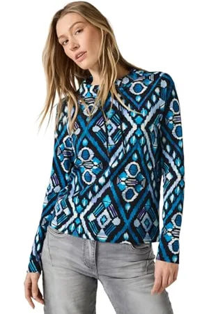 CECIL B322258 Maglia Manica Lunga con Stampa, , XS Donna