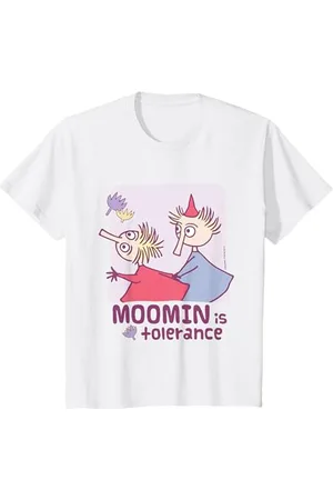 Moomin Bambino Thingamy e Bob sono bambini di tolleranza Maglietta