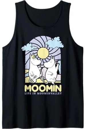 Moomin Life In valley - Vetro colorato scuro Canotta