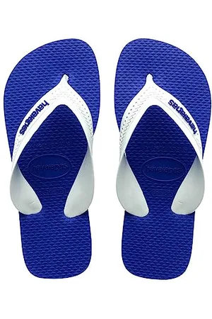 Havaianas Max, Infradito Unisex - Bambini e ragazzi, Blu Marino/Bianco, 33/34 EU