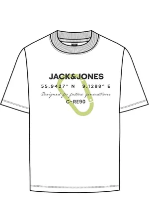 JACK&JONES JUNIOR Jcotext Cotton Tee SS Crew Neck Fst Jnr T-Shirt, , 140 cm Bambini e Ragazzi