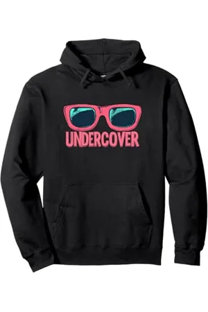 UNDERCOVER Occhiali da sole divertenti e costume discorso sotto copertura Felpa con Cappuccio