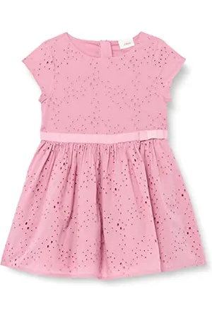 QS by s.Oliver Vestito, Corto 2127404, Colore: Rosa, 128 cm Bambina