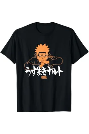 Naruto Shippuden Jutsu lineare con Kanji Maglietta