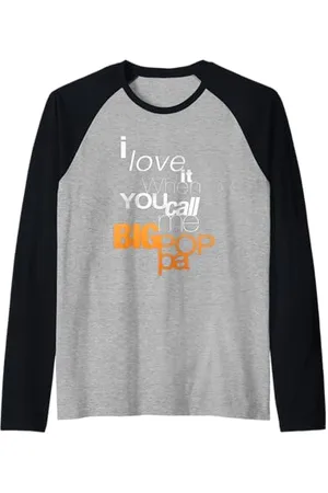 Hip Mi piace quando mi chiami grande poppa Maglia con Maniche Raglan