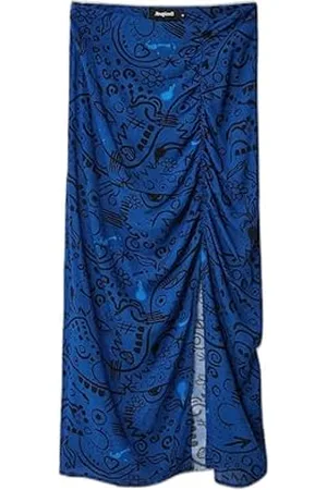 Desigual FAL_LIDA 5020 Mineral Blue Gonna, , S Donna
