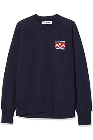 Kings of Indigo Parnell Felpa, (Navy Mountain 8118), Medium Uomo