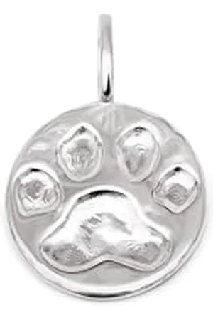 SINGULARU Charm Huella. Ottone con finitura placcata in rodio. Ciondolo con motivo. Gioielli per donna
