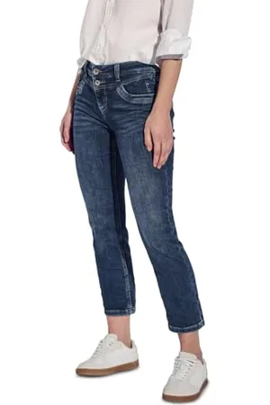 Street one Style Denim Jane 2-Knopf 49_59 Jeans 7/8 in vestibilità Casual, , 29W x 26L Donna