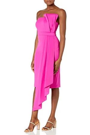Eliza J Strapless Cocktail Dress with Asymetrical Detail Vestito, , 42 Donna