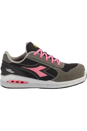 Diadora Run Net Airbox Low S1p Src, Scarpe da Ginnastica Uomo, Grigio (Smoke Black), 42 EU