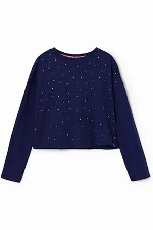 Desigual Girl Knit T-Shirt Long Sleeve, T-Shirt Ragazze