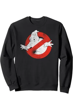 Ghostbusters Distressed No Ghost Logo Vintage Movie Felpa