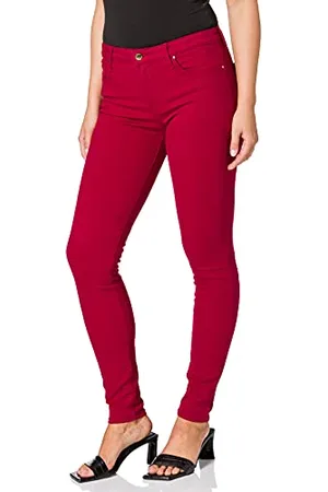 Tommy Hilfiger TH Flex Como Skinny RW Clr Jeans, Donna, 25W/28L, (Raspberry Juice)
