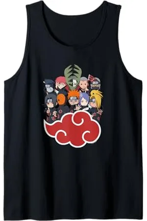 Naruto Shippuden Akatsuki Gruppo SD Canotta