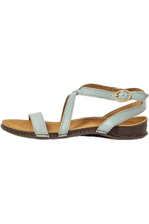 El Naturalista N5802 PANGLAO, Sandali Bassi Donna, Blue, 37 EU Larga