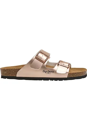 Pepe Jeans Oban Classic W, Sandalo Donna, Arancia (Zucchero d