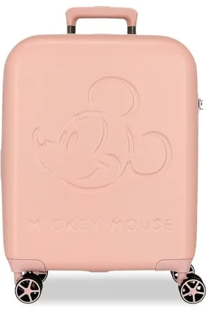 Disney Topolino Good Trip Valigia da cabina rosa, 40 x 55 x 20 cm, rigida 2,5 kg, chiusura TSA ABS, 2,5 kg, 44 l, bagaglio a mano, Rosa, Taglia unica, Valigia cabina