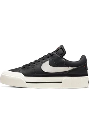Nike Court Legacy Lift, Scarpe Donna, Nero (Black Sail White Team Orange), 41 EU