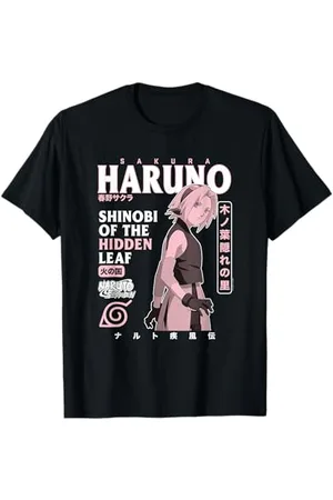 Naruto Shippuden Sakura Sovraccarico di Testo Maglietta