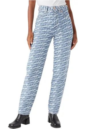 Wrangler Mom Straight Jeans, Mr , 27W / 34L Donna