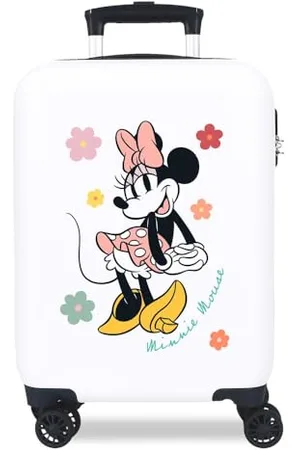 Disney Joumma Minnie & Friends Valigia da cabina bianca 33 x 50 x 20 cm Rigida 2 kg Chiusura a combinazione laterale ABS 2 kg 33 L Bagaglio a mano, , Taglia unica, Valigia cabina