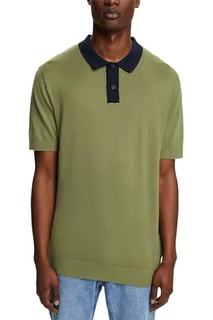 ESPRIT 034ee2i305 Maglione, 345/kaki Chiaro, XS Uomo
