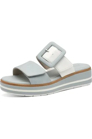 Jana Damen Pantoletten mit Schnalle Vegan, Sandali Donna, , 37 EU