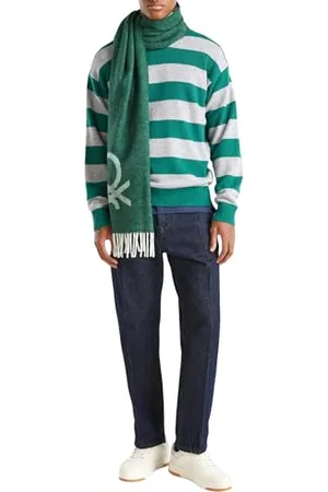 Benetton Maglia G/C M/L 18AYK107Y Maglione, , XL Uomo