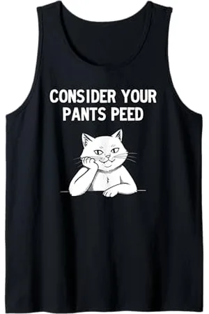 Dank and Funny Meme Apparel Consider Your Pants Peed, Cat Owners Canotta