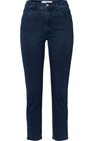 Brax Style Mary S Ultralight Corto Jeans, Blu (Clean Dark Blue 22), 26W x 32L Donna