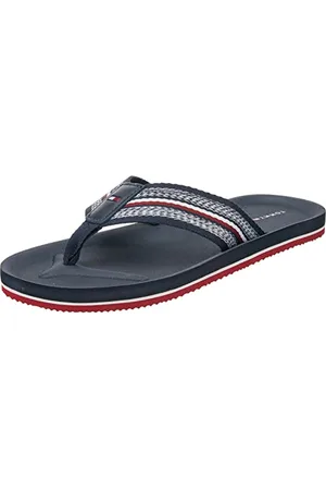 Tommy Hilfiger Infradito Uomo Beach Comfort Beach Sandal Scarpe da Mare, Blu (Desert Sky), 40 EU