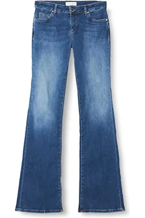 Pinko Frida Flare Denim Blue Stretch Jeans, , 29 Donna