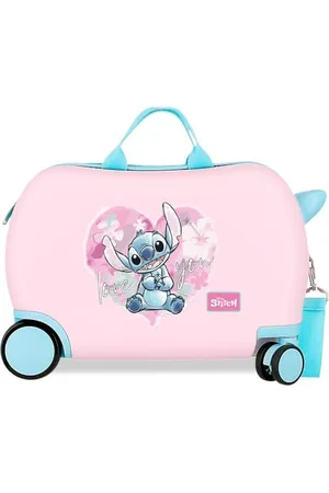 Disney Valigia per bambini Joumma Heart Stitch 45x31x20 cm Rigida 1,8 kg Lucchetto a combinazione laterale ABS 1,8 kg 27,9 L Bagaglio a mano