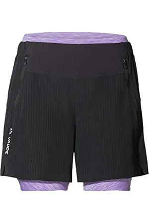 Vaude Pantaloncini Altissimi da Donna Pantaloni, Nero-Black Uni, 40