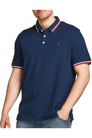 JACK & JONES Jjepaulos Polo SS +Fit, , XXXL Uomo